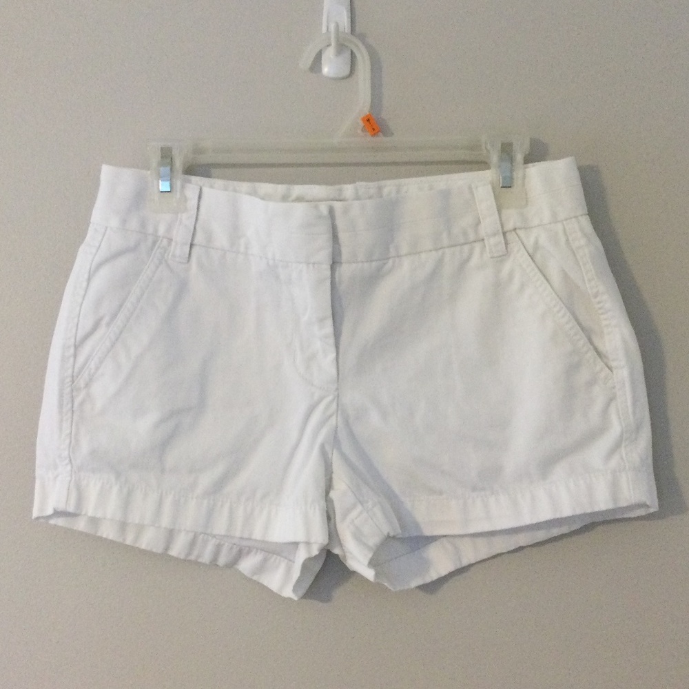 J.Crew | Broken-in Chino White Shorts